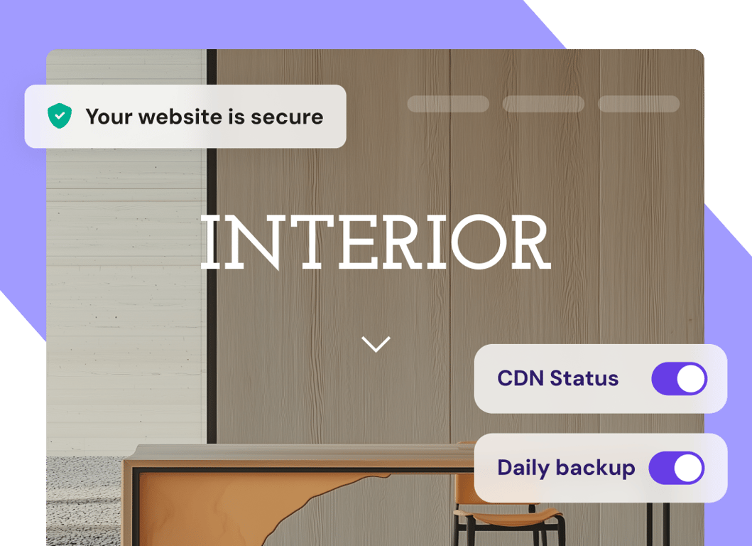 Secure web hosting services with a free SSL certificate
